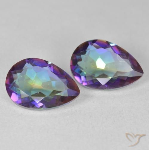Shop natural 3.45ct Multicolore Quartz mystique gems, En forme de poire, from Brésil at GemSelect. In stock, global shipping!