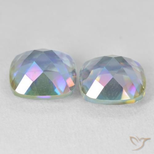 Shop natural 8.47ct Multicolore Quartz mystique gems, Coussin, from Brésil at GemSelect. In stock, global shipping!