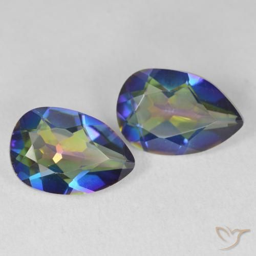 Shop natural 5.29ct Multicolore Quartz mystique gems, En forme de poire, from Brésil at GemSelect. In stock, global shipping!