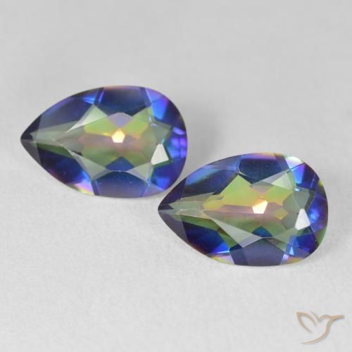 Shop natural 5.04ct Multicolore Quartz mystique gems, En forme de poire, from Brésil at GemSelect. In stock, global shipping!