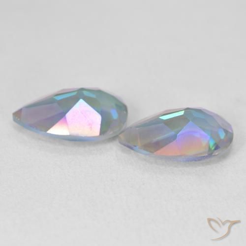 Shop natural 5.04ct Multicolore Quartz mystique gems, En forme de poire, from Brésil at GemSelect. In stock, global shipping!