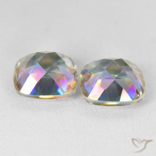 Shop natural 8.51ct Multicolore Quartz mystique gems, Coussin, from Brésil at GemSelect. In stock, global shipping!