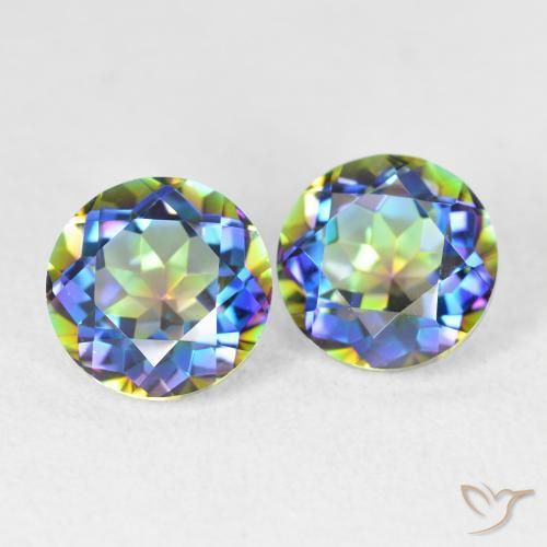 Shop natural 3.99ct Multicolore Quartz mystique gems, Tour, from Brésil at GemSelect. In stock, global shipping!