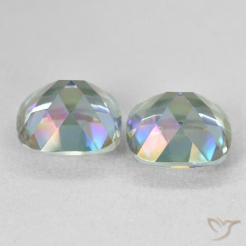 Shop natural 4.13ct Multicolore Quartz mystique gems, Coussin, from Brésil at GemSelect. In stock, global shipping!