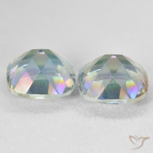 Shop natural 4.17ct Multicolore Quartz mystique gems, Coussin, from Brésil at GemSelect. In stock, global shipping!