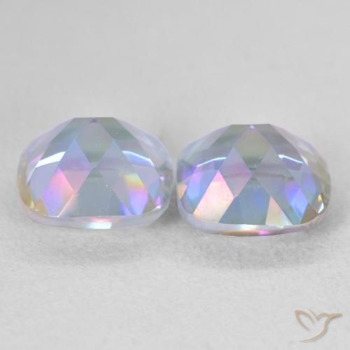 Shop natural 4.15ct Multicolore Quartz mystique gems, Coussin, from Brésil at GemSelect. In stock, global shipping!