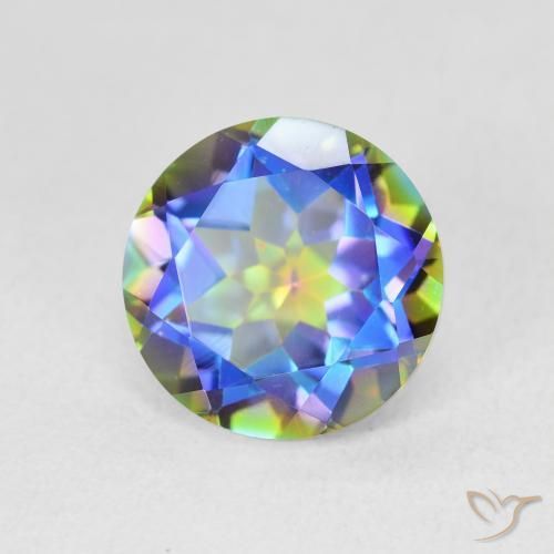 Quartz mystique Multicolore naturelle Tour, 3.67 ct, VVS-VS