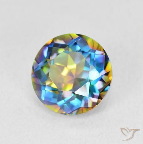 Quartz mystique Multicolore naturelle Tour, 1.99 ct, VVS-VS