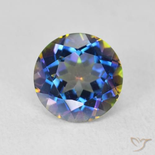 2.00ct Naturel Multicolore Quartz mystique, Tour, VVS