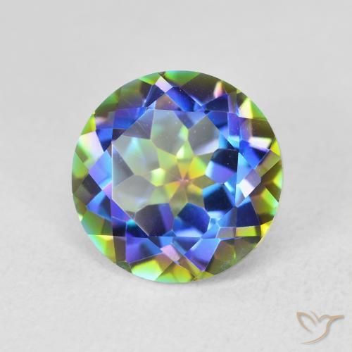 Quartz mystique Multicolore naturelle Tour, 3.47 ct, VVS