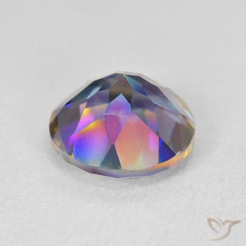 Quartz mystique Multicolore naturelle Tour, 3.47 ct, VVS
