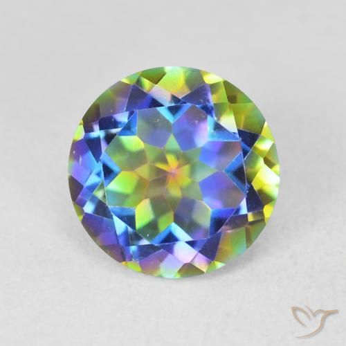 3.43ct Naturel Multicolore Quartz mystique, Tour, VVS