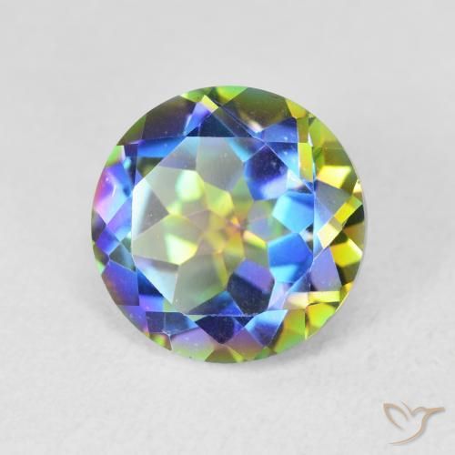 Quartz mystique Multicolore naturelle Tour, 3.43 ct, VVS
