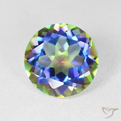 3.62ct Naturel Multicolore Quartz mystique, Tour, VVS