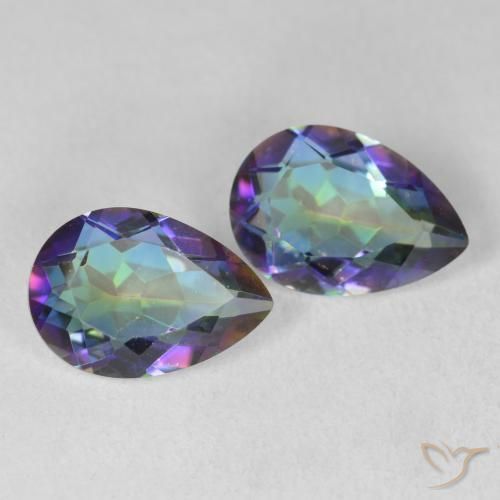 Shop natural 3.44ct Multicolore Quartz mystique gems, En forme de poire, from Brésil at GemSelect. In stock, global shipping!