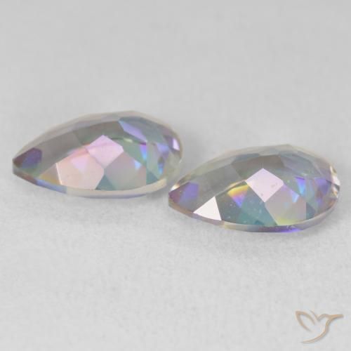 Shop natural 3.44ct Multicolore Quartz mystique gems, En forme de poire, from Brésil at GemSelect. In stock, global shipping!