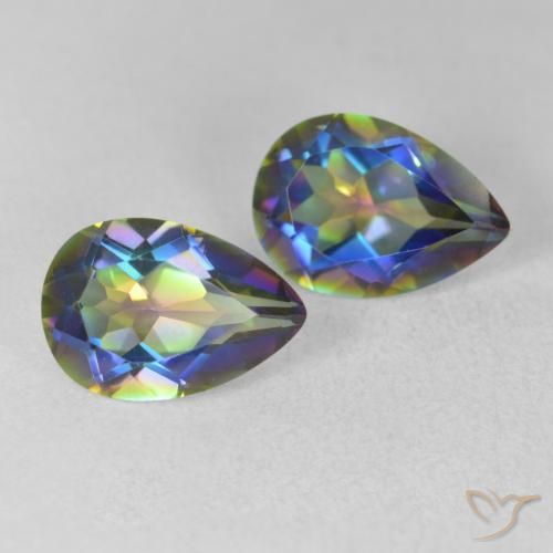 Shop natural 3.51ct Multicolore Quartz mystique gems, En forme de poire, from Brésil at GemSelect. In stock, global shipping!
