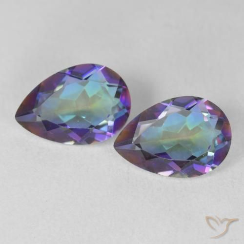 Shop natural 3.40ct Multicolore Quartz mystique gems, En forme de poire, from Brésil at GemSelect. In stock, global shipping!