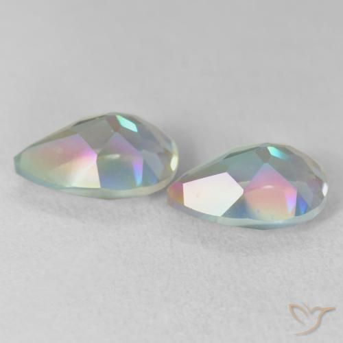Shop natural 3.65ct Multicolore Quartz mystique gems, En forme de poire, from Brésil at GemSelect. In stock, global shipping!