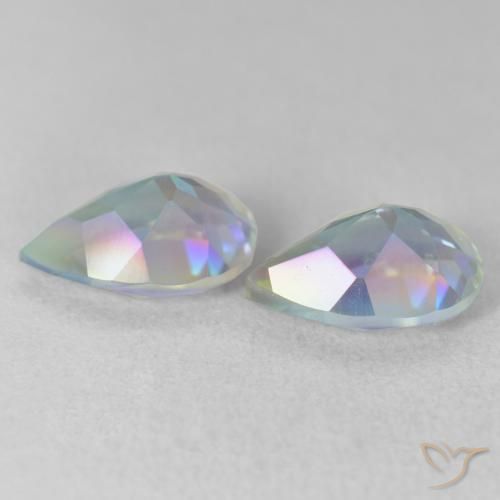 Shop natural 3.58ct Multicolore Quartz mystique gems, En forme de poire, from Brésil at GemSelect. In stock, global shipping!