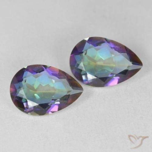 Shop natural 3.41ct Multicolore Quartz mystique gems, En forme de poire, from Brésil at GemSelect. In stock, global shipping!