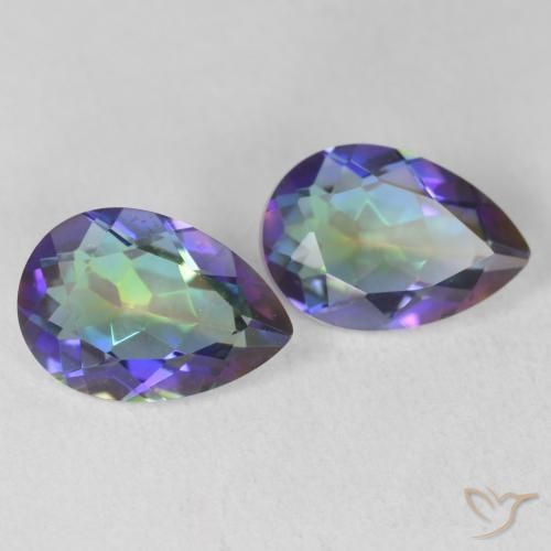Shop natural 3.68ct Multicolore Quartz mystique gems, En forme de poire, from Brésil at GemSelect. In stock, global shipping!
