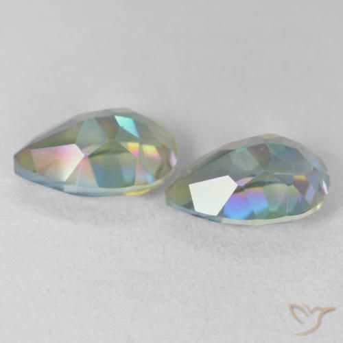 Shop natural 3.87ct Multicolore Quartz mystique gems, En forme de poire, from Brésil at GemSelect. In stock, global shipping!