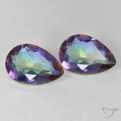 Shop natural 3.16ct Multicolore Quartz mystique gems, En forme de poire, from Brésil at GemSelect. In stock, global shipping!