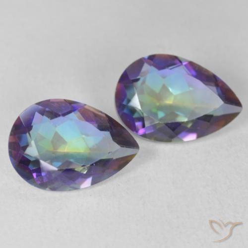 Shop natural 3.32ct Multicolore Quartz mystique gems, En forme de poire, from Brésil at GemSelect. In stock, global shipping!