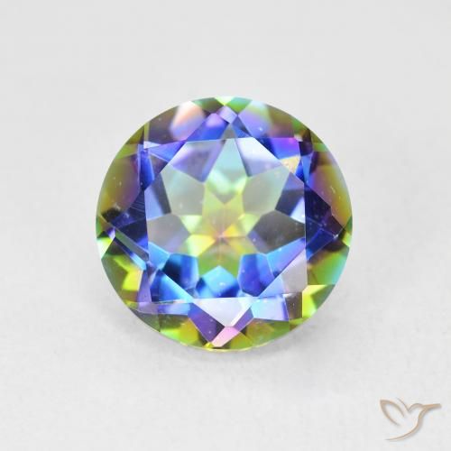 3.56ct Naturel Multicolore Quartz mystique, Tour, VVS-VS