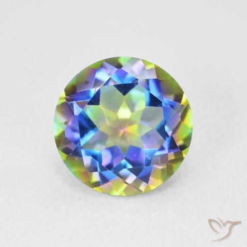 3.52ct Naturel Multicolore Quartz mystique, Tour, VVS-VS