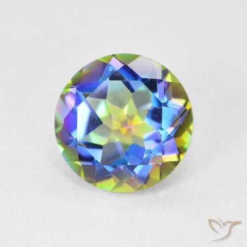 Quartz mystique Multicolore naturelle Tour, 3.52 ct, VVS-VS