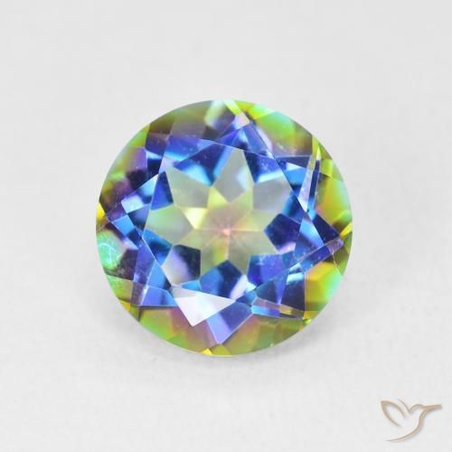 3.56ct Naturel Multicolore Quartz mystique, Tour, VVS-VS