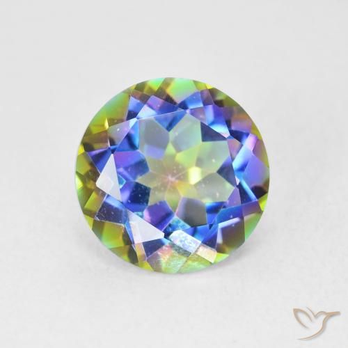 3.51ct Naturel Multicolore Quartz mystique, Tour, VVS-VS