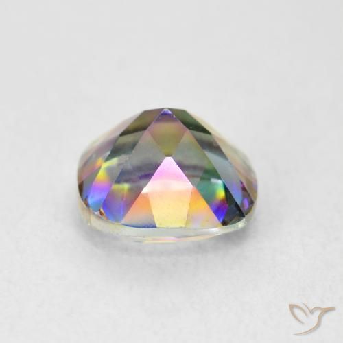Quartz mystique Multicolore naturelle Coussin, 2.08 ct, VVS-VS
