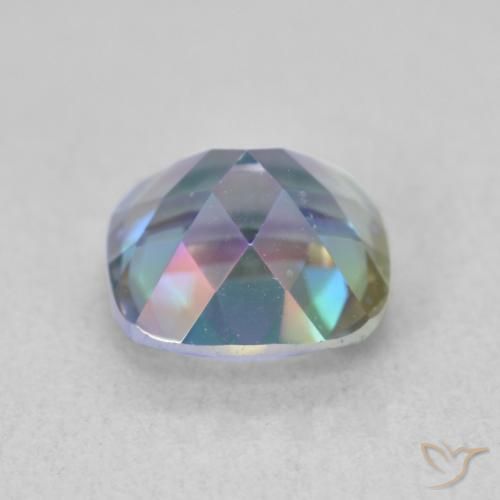 Quartz mystique Multicolore naturelle Coussin, 2.13 ct, VVS