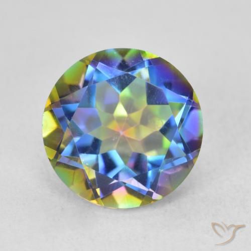3.62ct Naturel Multicolore Quartz mystique, Tour, VVS