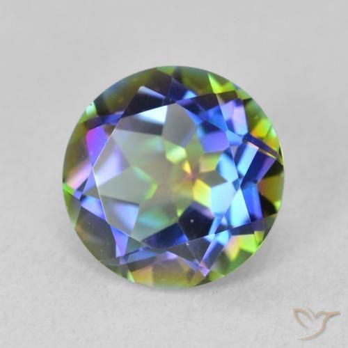 Quartz mystique Multicolore naturelle Tour, 3.41 ct, VVS