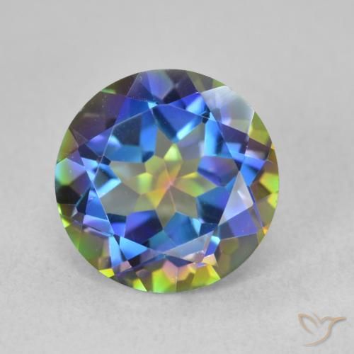 3.40ct Naturel Multicolore Quartz mystique, Tour, VVS