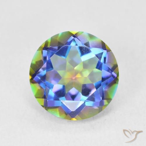 3.57ct Naturel Multicolore Quartz mystique, Tour, VVS