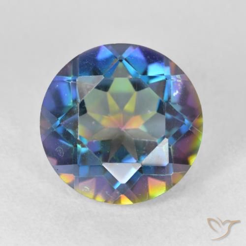 3.33ct Naturel Multicolore Quartz mystique, Tour, VVS-VS