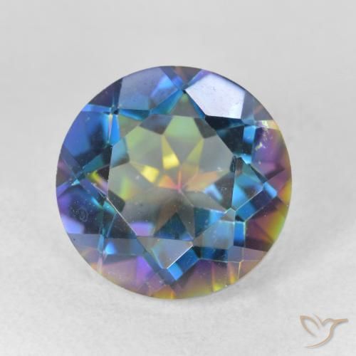 Quartz mystique Multicolore naturelle Tour, 3.33 ct, VVS-VS