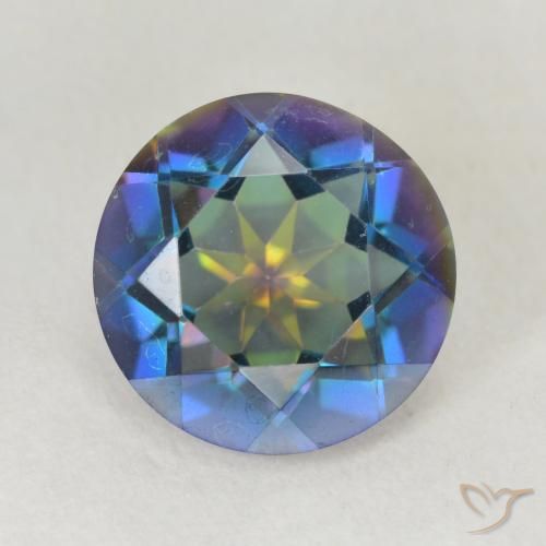 3.12ct Naturel Multicolore Quartz mystique, Tour, VVS-VS