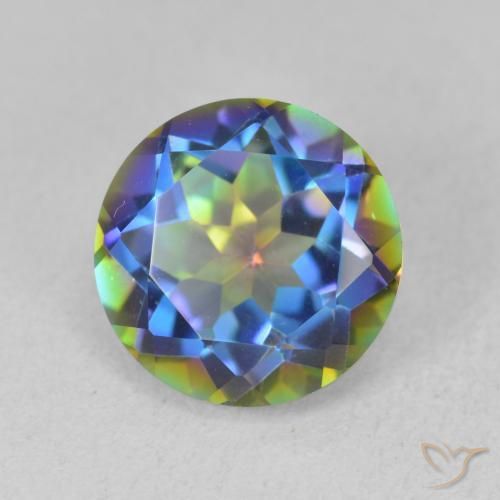 Quartz mystique Multicolore naturelle Tour, 3.52 ct, VVS-VS