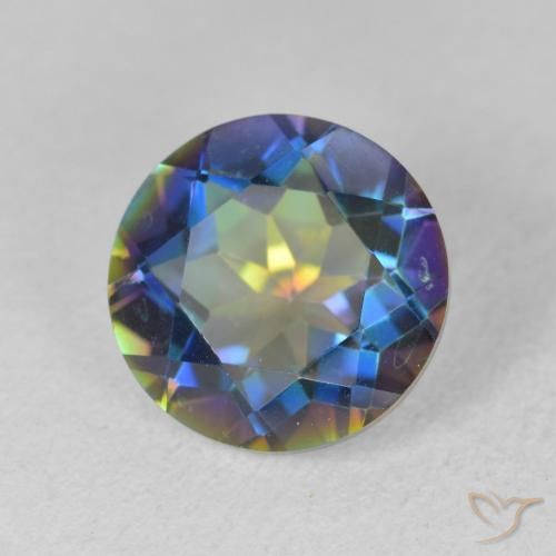 Quartz mystique Multicolore naturelle Tour, 3.33 ct, VVS-VS