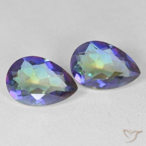 Shop natural 3.27ct Multicolore Quartz mystique gems, En forme de poire, from Brésil at GemSelect. In stock, global shipping!