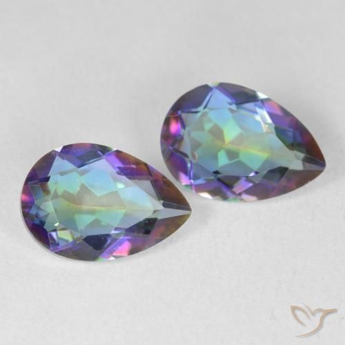 Shop natural 3.27ct Multicolore Quartz mystique gems, En forme de poire, from Brésil at GemSelect. In stock, global shipping!
