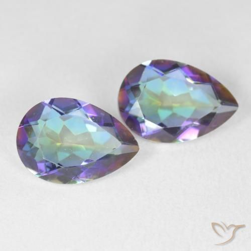 Shop natural 3.41ct Multicolore Quartz mystique gems, En forme de poire, from Brésil at GemSelect. In stock, global shipping!