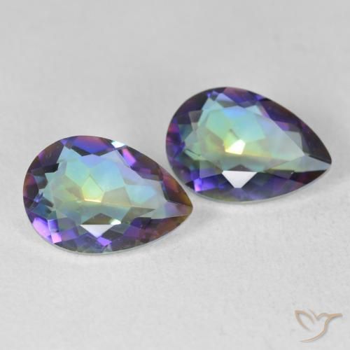 Shop natural 3.42ct Multicolore Quartz mystique gems, En forme de poire, from Brésil at GemSelect. In stock, global shipping!