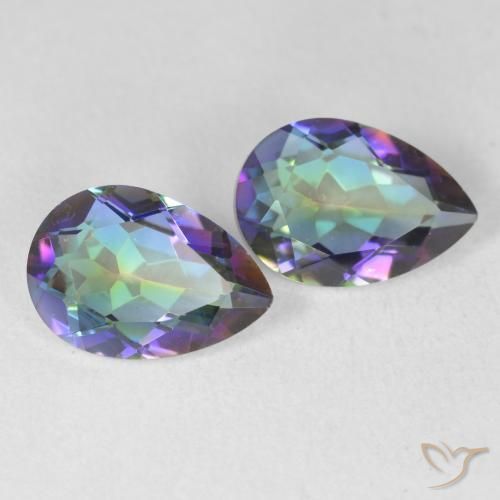 Shop natural 3.37ct Multicolore Quartz mystique gems, En forme de poire, from Brésil at GemSelect. In stock, global shipping!